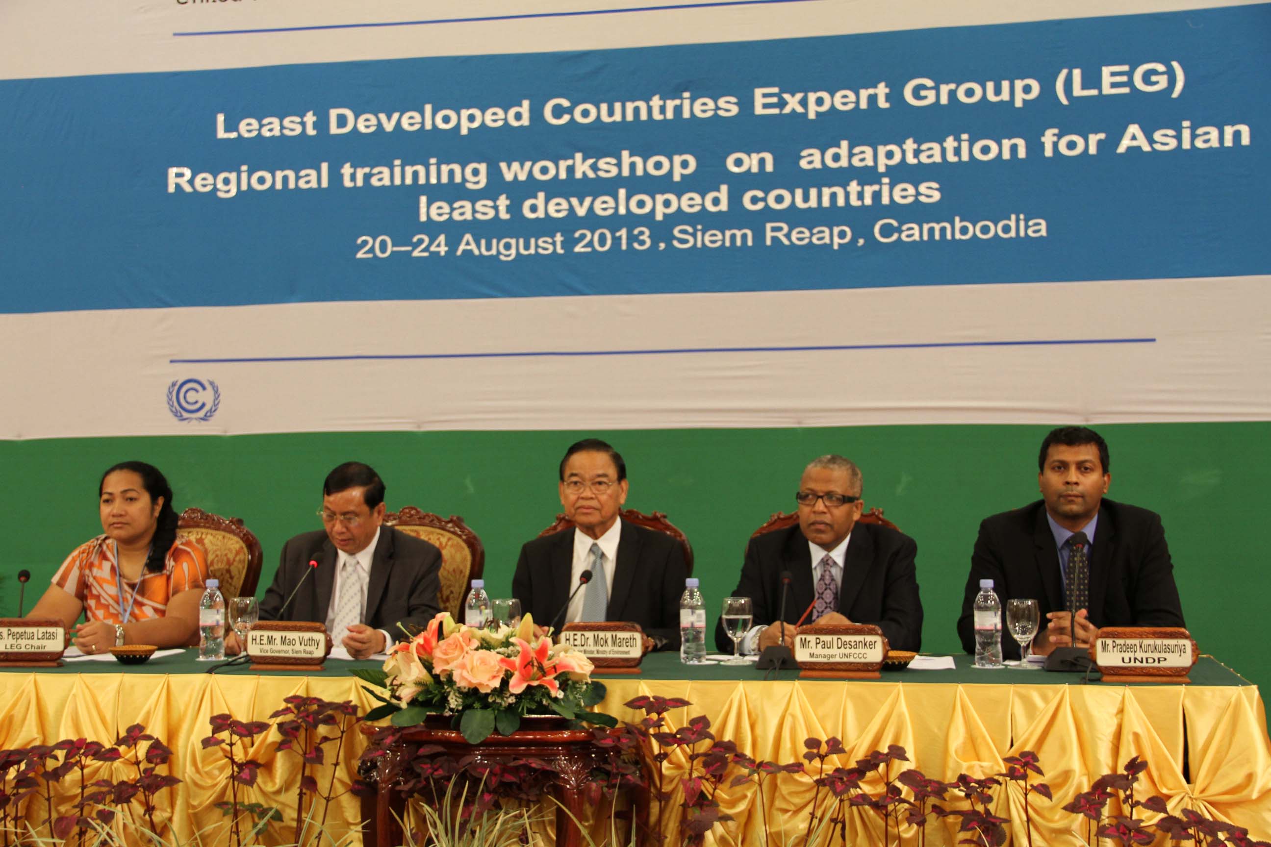 LDCs meeting at Siem Reap August 2013