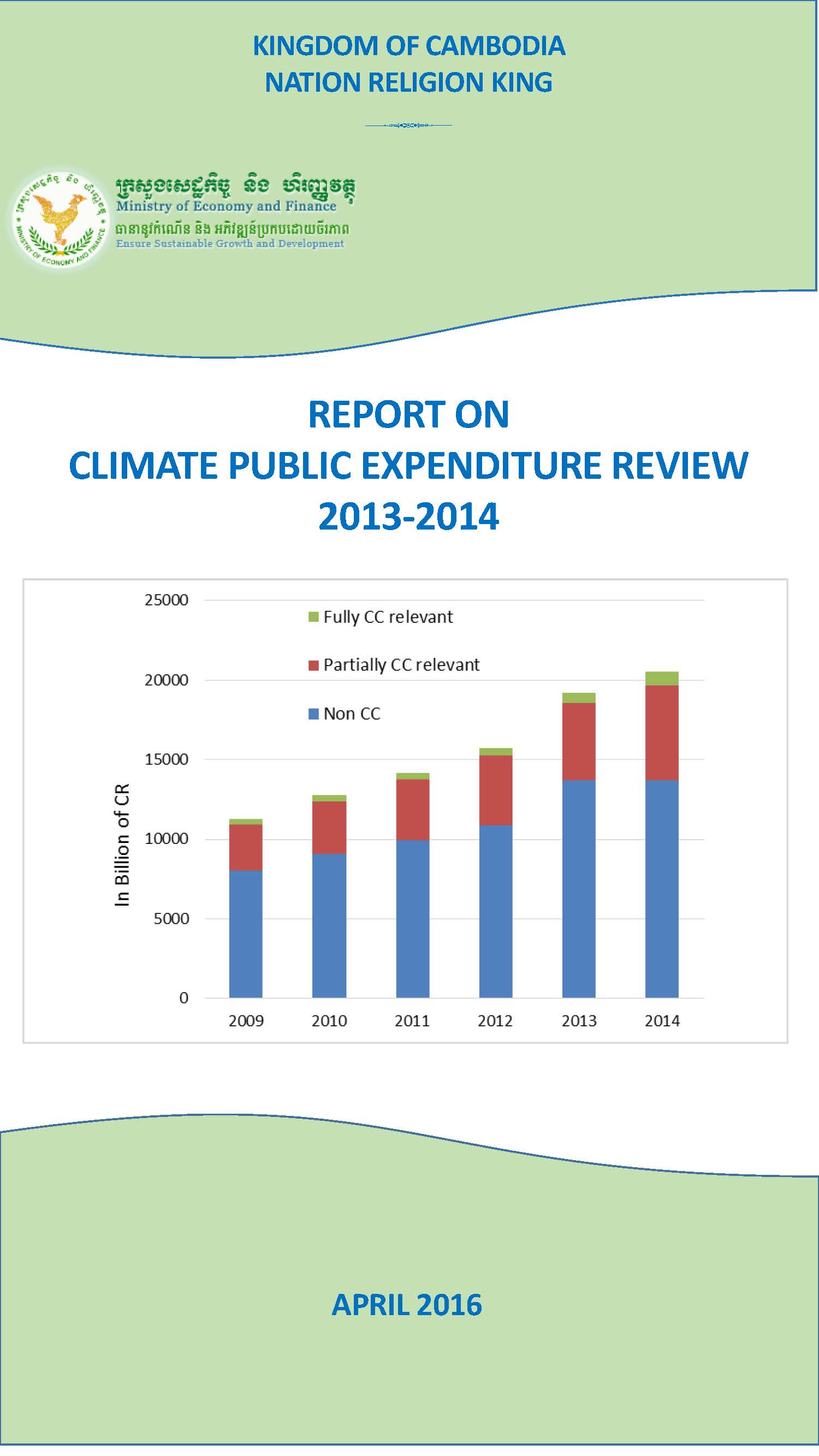Report on CPER 2013 2014 Cover page