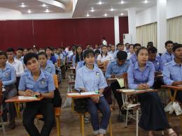 Youths in Svay Rieng province are trained on Climate Change