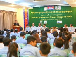 Youth in Koh Kong Province Receives Training on Climate Change