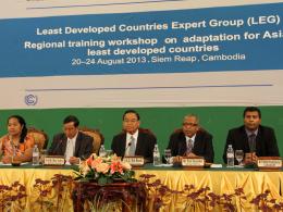 Least Developed Country Expert Group (LEG) Regional Training Workshop on Adaptation for Asian Least Developed Country (LDCs)