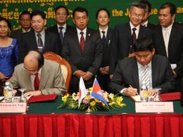 Joint Press Release: Signing of  Low Carbon Growth Partnership between the Cambodian side  and the Japanese side