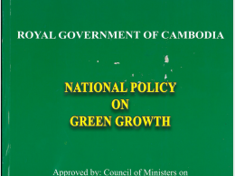 National Policy on Green Growth_2013_En